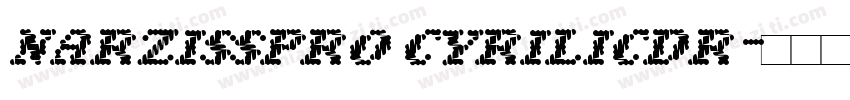 narzisspro cyrilicdr字体转换